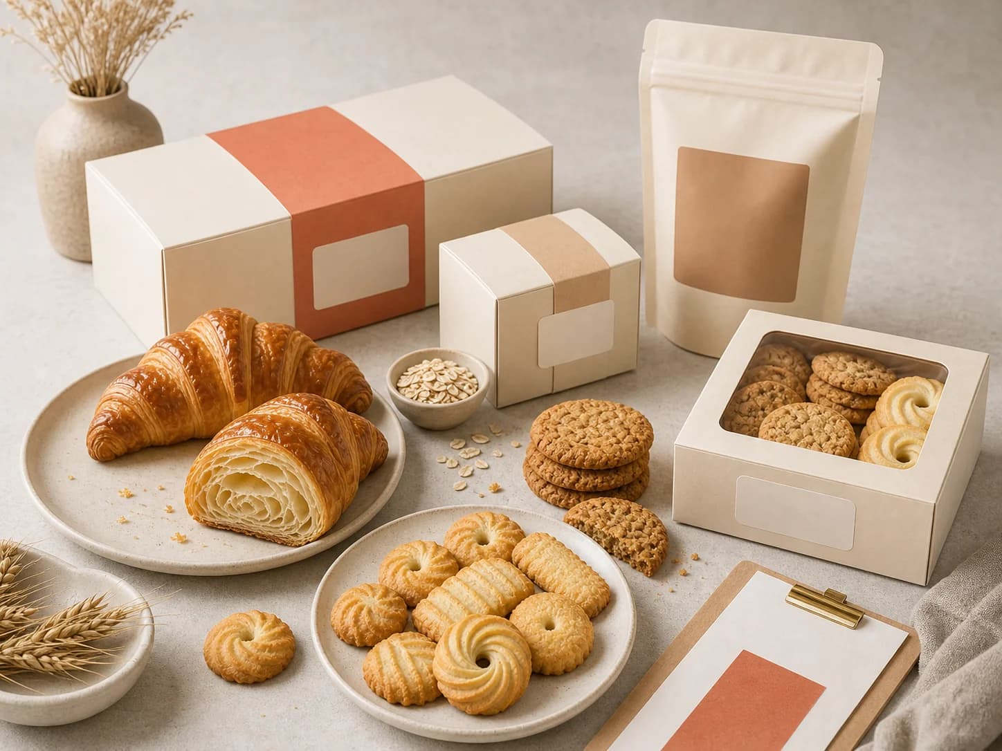 Private label bakery packaging and OEM product samples