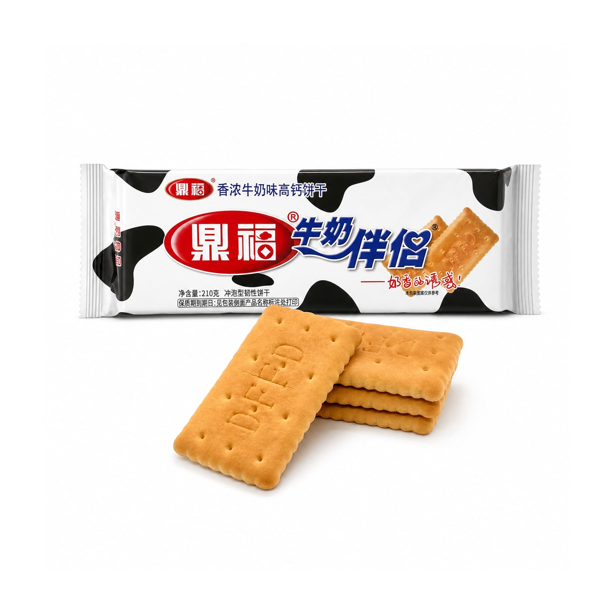 Morika Food milk companion biscuits, high-calcium crisp cookies for retail