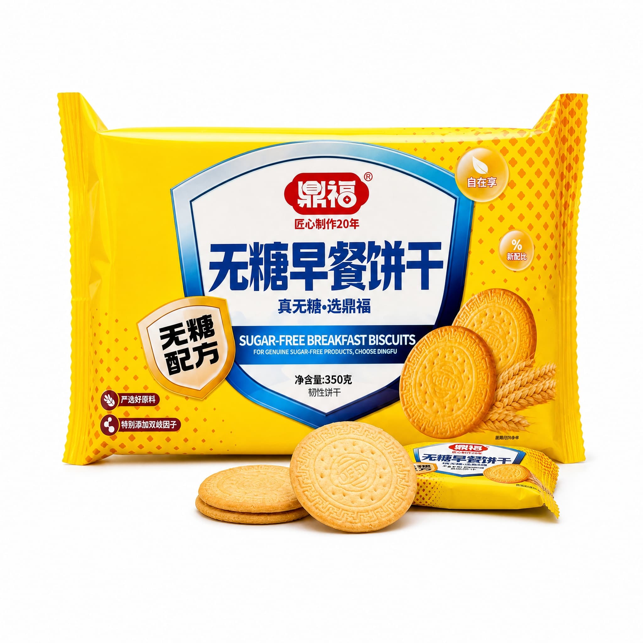 Morika Food sugar-free breakfast biscuits with bifidus factor for wellness lines