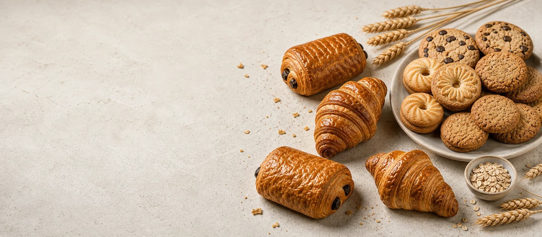 Bakery products prepared for international buyers